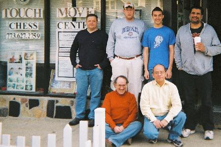 Rear L-R: Chris Baumgartner, David Nordahl, Alex Strunk, and Dimitri Kosteris. Front L-R: Larry Cohen and Angelo Young