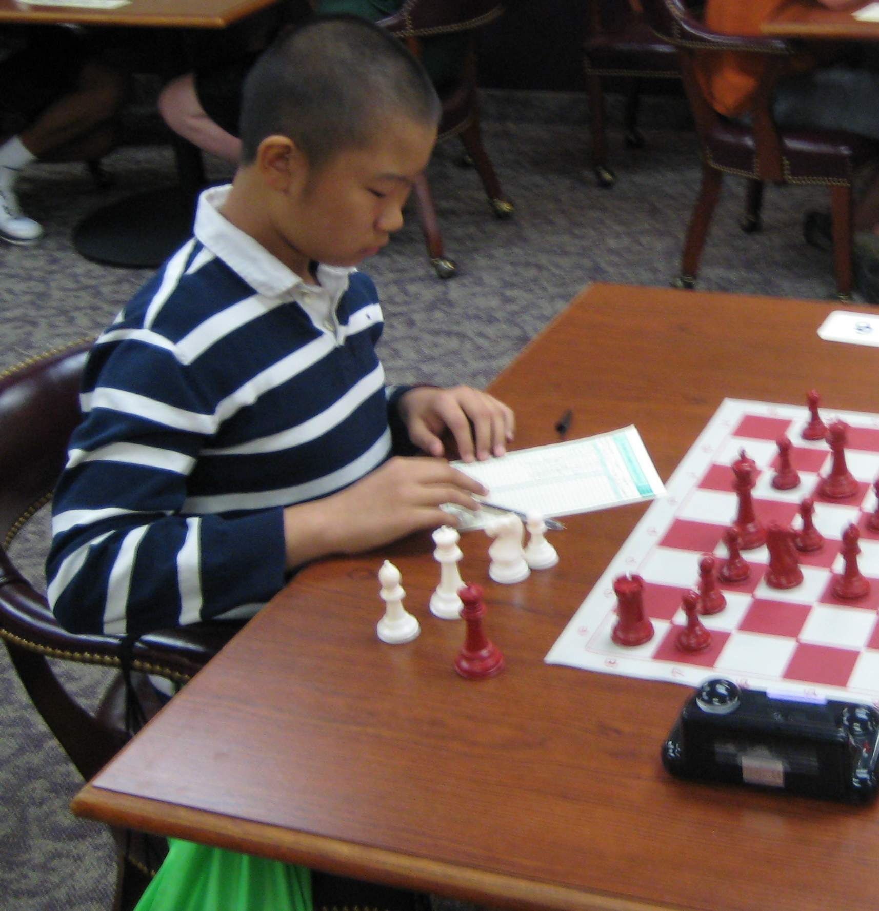 Andrew Fei thinking hard